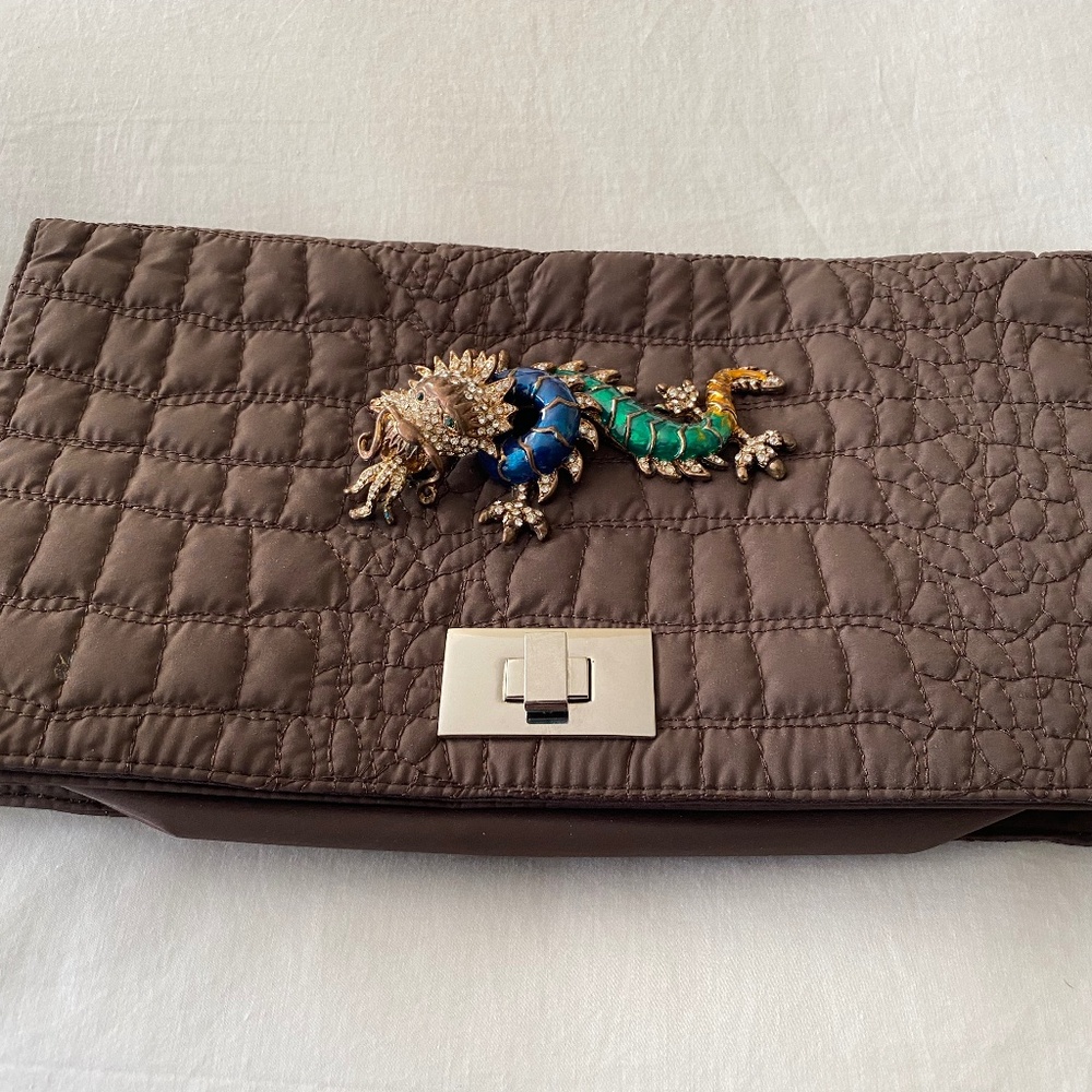 Vintage Iris Lane clutch purse